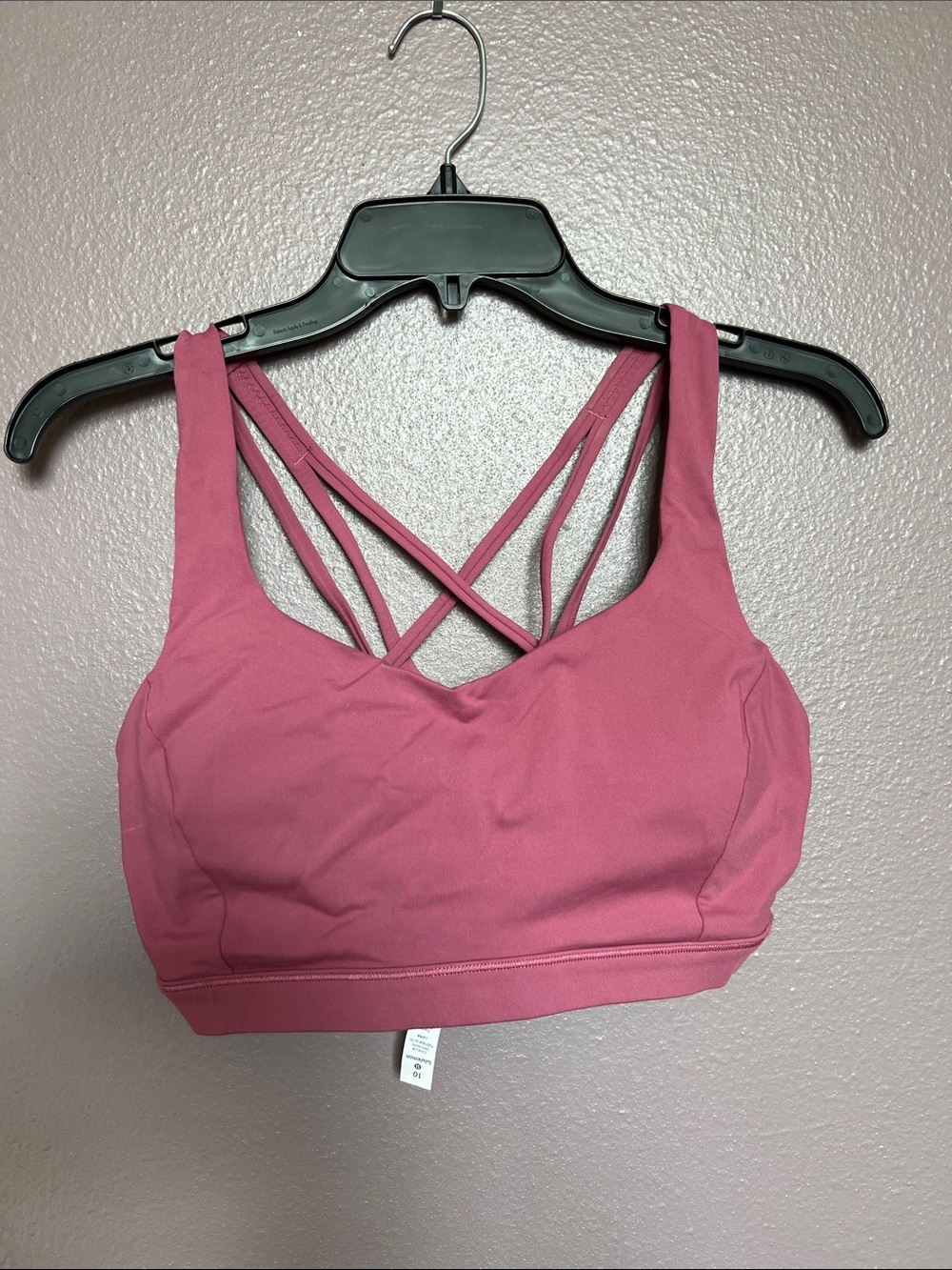 lululemon athletica Rose Pink Strappy Sports Bra